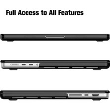 Novstrap Apple Macbook Pro 14 Inç M3/m3 Pro/m3 Max A2992 A2918 Uyumlu Kılıf Sert Parlak Koruma Kapak