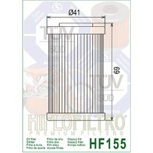 K&n Hiflo HF155 2013-2023 Ktm 390 Duke Uyumlu Yağ Filtresi