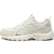 Puma Alpine Snow-Vapor Gray-Frosted Ivory Milenio Tech Suede Kırık Beyaz Günlük Spor Ayakkabı