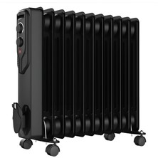 Homenter Voltomat Termostatlı 2500 W 11 Dilim Yağlı Radyatör Siyah