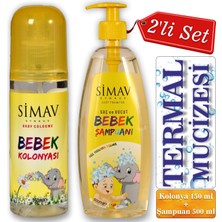 Simav Synaus Termal Sulu Bebek Seti 2'li - Kolonya 150 ml + Şampuan 500 ml