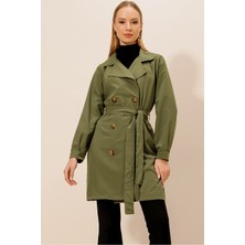 Hakke Kruvaze Yaka Mevsimlik Trenç