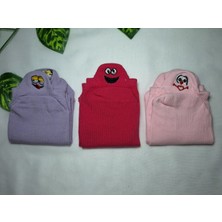Nazeli 3 Çift Unisex Renkli Emoji Desenli Patik Çorap