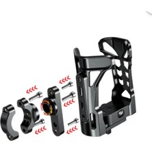 Nukrotech Tmc-1 Ledli Bisiklet Motosiklet ve Scooter Matara Tutucu