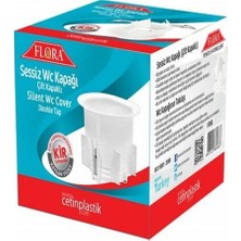 Royaleks Flora F068 Çift Kapaklı Sessiz Wc Kapağı