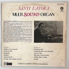 Santi Latora Multi Sound Organ Lp Plak (1973 Orjinal Dönem Türk Baskı)