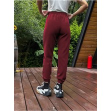 Ömba Spor Kadın Gümüş Ekru  Renk Modal Paçası Lastikli Basic Jogger Osyho Eşofman Altı