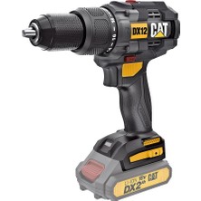 Cat DX12B 18 Volt Kömürsüz Profesyonel Şarjlı Darbeli Matkap (Akü Dahil Değildir)