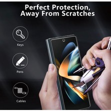 SPHONE Samsung Galaxy Z Fold 4  Ekran Cam Film Koruyucu Hidrojel 360 Kaplar Ön Arka Koruma Screen Protector