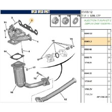 Psa Eksoz Manifold Conta TU5JP4 (0349.L3-42200021-RYL205452P)