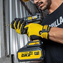 Cat DX12BC 18 Volt 2.0 Ah Li-Ion Tek Akülü Kömürsüz Profesyonel Şarjlı Darbeli Matkap