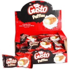Elvan Cici Gusto Puffıes Sütlü Kek  35 gr 24 Adet (1 Kutu)