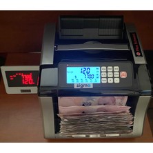 Sigma Schwarz TL Sahte Kontrollü Para Sayma Makinesi