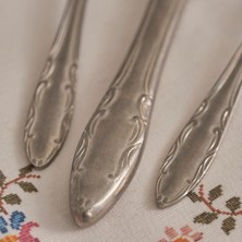 Bella Maison Vintage 18 Parça 6 Kişilik Yemek Çatal Kaşık Bıçak Takımı Silver