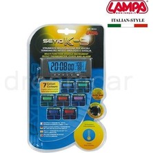 Dreamcar Seyio K-9 Lcd Saat+İç Dış Termometre+Alarm 86322