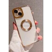 Musal iPhone 15 Plus Kılıf Köşeleri Renkli Şeffaf Kamera Korumalı Silikon Luxury Kapak
