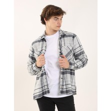 Dufy Gri Erkek Regular Fit Klasik Yaka Uzun Kol Gömlek