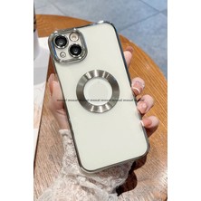 Musal iPhone 15 Plus Kılıf Köşeleri Renkli Şeffaf Kamera Korumalı Silikon Luxury Kapak