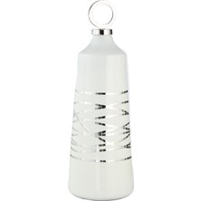 Vitale Arctic Seramik Vazo Silver 19X19X59 cm AK.IX0204