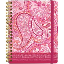 Victoria's Journals Spiralli Defter Sert Kapak 240 Sayfa 120 Yaprak 20x28 cm 90gr. (+80 Çizgili +80 Noktalı + 80 Düz)