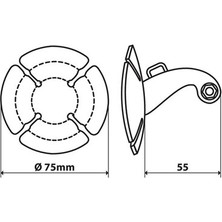 Lampa Action Sticker Aksiyon Kamerası Bağlantı Aparatı 90425