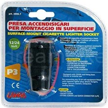 Lampa P3 Su Geçirmez Yüzeye Monte Çakmak Soketi 39067