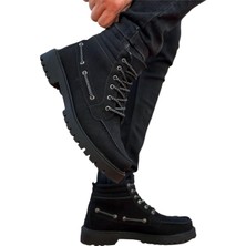 Liger Erkek Retro Klasik Bot SİYAH - FÜME