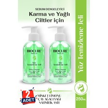 Biocure Yüz Temizleme Jeli Karma ve Yağlı Ciltler Için Derinlemesine Temizleyici Salisilik Asit 250MLX2 Adet