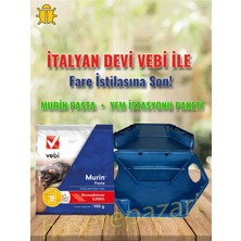 Vebi Murin Pasta Fare Yemi 100 gr + Kilitli Yem Istasyonu Seti