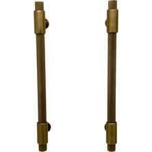 Koldoor Handles Kulp Mobilya Dolap Mutfak Çekmece Kulpu 158 Mat Antik Sarı 192 mm ( 19,2 cm ) 2 Adet