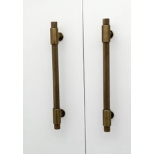 Koldoor Handles Kulp Mobilya Dolap Mutfak Çekmece Kulpu 158 Mat Antik Sarı 192 mm ( 19,2 cm ) 2 Adet