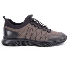 HAKİ NUBUK LASTİK BAĞCIKLI ERKEK SNEAKER