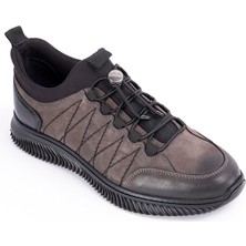 HAKİ NUBUK LASTİK BAĞCIKLI ERKEK SNEAKER
