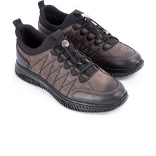 HAKİ NUBUK LASTİK BAĞCIKLI ERKEK SNEAKER