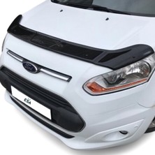 Esa Ford Connect Ön Kaput Koruyucu Rüzgarlığı Abs Plastik Piano Black 2014-2020 Yıllarına Uyumlu