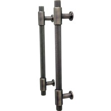Koldoor Handles Kulp Mobilya Dolap Mutfak Çekmece Kulpu 158 Mat Skoç Füme 128 mm ( 12,8 cm ) 2 Adet