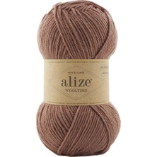 Alize Wool Time %75 Yünlü El Örgü Ipi 581-PEMBE Çikolata