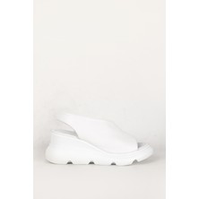 Dericlub 7712  Deri Kadın Sandalet