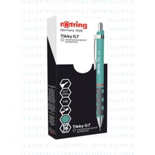 Rotring 12'li Kutu 0.7 Uçlu Deniz Mavisi Tikky Mekanik Kalem Versatil Kalem