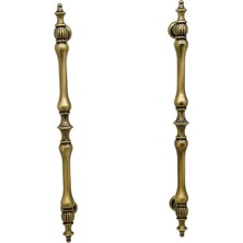 Koldoor Şehzade Antik Sarı Mobilya Dolap Mutfak Çekmece Kulpu  128 mm ( 12,8 cm ) 10 Adet