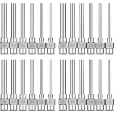 Sourcingasia 24 Parça Dağıtım Iğnesi 1 Inç Paslanmaz Çelik Künt Uçlu Luer Lock Künt Iğneler (8,10,12,14,16,18GAUGE) (Yurt Dışından)