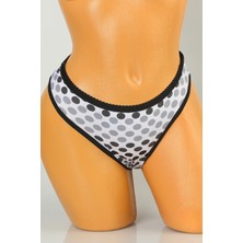 Julude Siyah Tutku Kadın Desenli Külot P-00004984