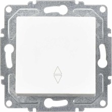Günsan Elektrik Günsan Eqona  Radius  Neoline Vavien (klipsli), Beyaz (Mekanizma + TuşKapak)