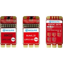 Sunshinee 2670 Fırçasız Elektronik Hız Kontrol Cihazı 2-6slipo Güç Kaynağı 70A Çok Eksenli Iha'lara Uygun 2670(AM32) (Yurt Dışından)