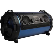 Sunshinee Çok Fonksiyonlu Bluetooth Dış Mekan Taşınabilir Hoparlör 30W Yüksek Güçlü Subwoofer Dış Mekan Partileri Için Uygun Mavi (Yurt Dışından)