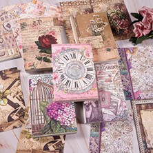 Sunshinee 500 Adet Vintage Scrapbooking Kağıt Çiçekler Serisi Scrapbooking Malzemeleri Dıy Koleksiyonu Dekoratif Kağıt (Yurt Dışından)