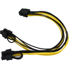 Sunshinee Gpu 8pin To 2X8PIN(6+2) Grafik Kartı Madenci Için Çift Pcı-E Pcıe 8pin Güç Kaynağı Splitter Kablo Kordonu 21 cm (Yurt Dışından)