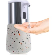Sunshinee Otomatik Sabunluk Fotoselli, Seramik Sıvı Sabunluk, Eller Serbest Bulaşık Sabunu Dispenseri, Ipx6 Su Geçirmez B (Yurt Dışından)