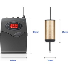 Sunshinee Baş Aşınma + Yaka Yaka Mikrofonları Verici Alıcı Konuşma Öğretimi Için Uhf Frekansı ile Kablosuz Mikrofon Seti (Yurt Dışından)