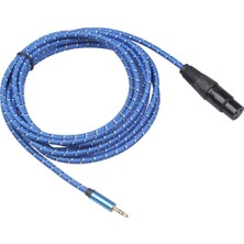 Sunshinee 3.5 mm Mini 3pin Xlr Kadın Pc Için Kulaklık Mikser Mikrofon Stereo Kamera Amplifikatörü (Kadın) (Yurt Dışından)